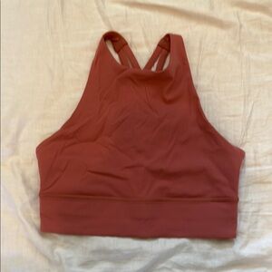 Lululemon Athletica Pink Sports Bra High Neck